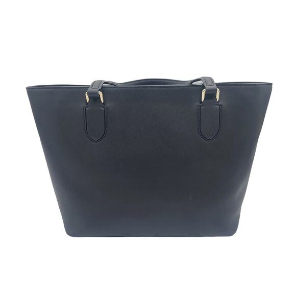 Kate Spade Laurel Way Dally Leather Zip Tote Medium Black GUC - Picture 3 of 5